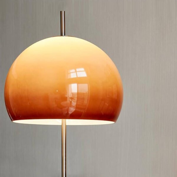 Modern Orange Gradient Glass Floor Lamp