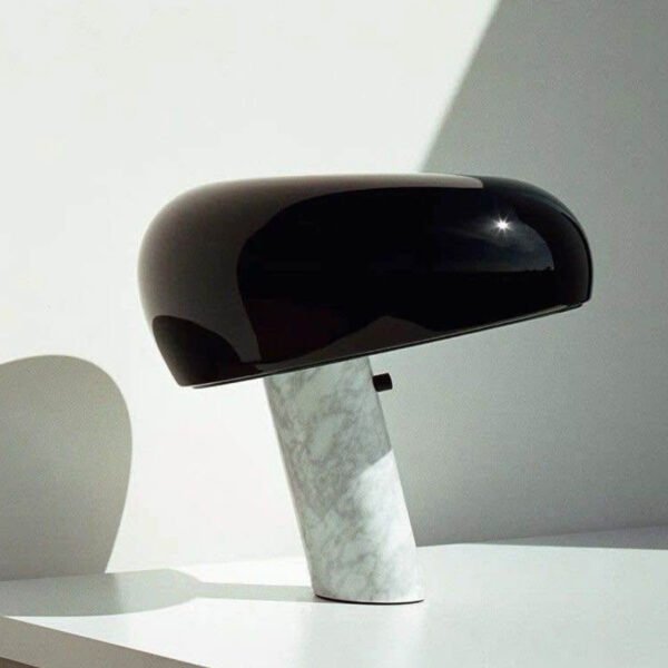 Mushroom Table Lamps Marble Touch （black& green)