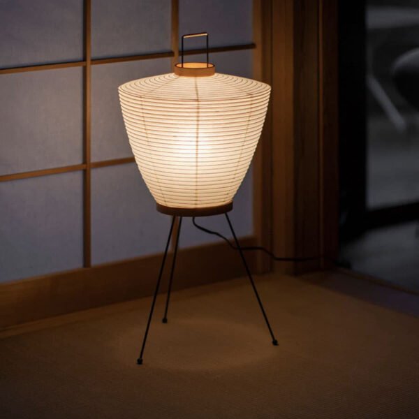 Japanese design paper lamp