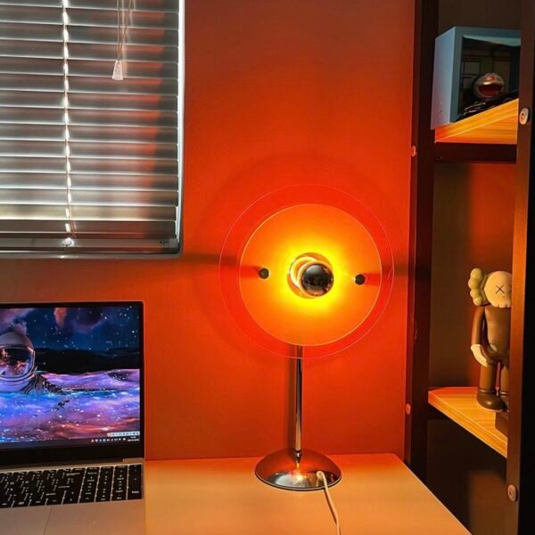 Modern Sunset Lamp | Aesthetic LED Mood Light | Cozy Home Decor